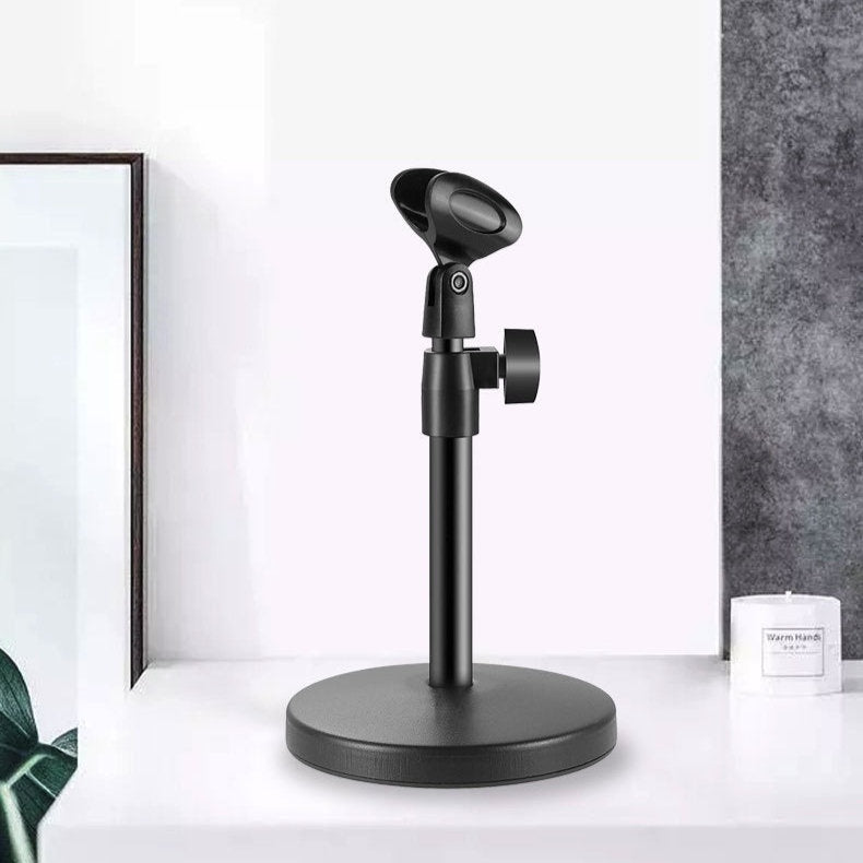 Sound Card For Live Show Multifunctional Desktop Video Mobile Phone Adjustable Riser Microphone Mouthpiece Bracket