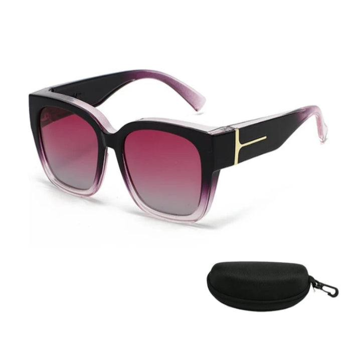 Korean-style Oversized Myopia Glasses With A Leopard Print For A Premium Look