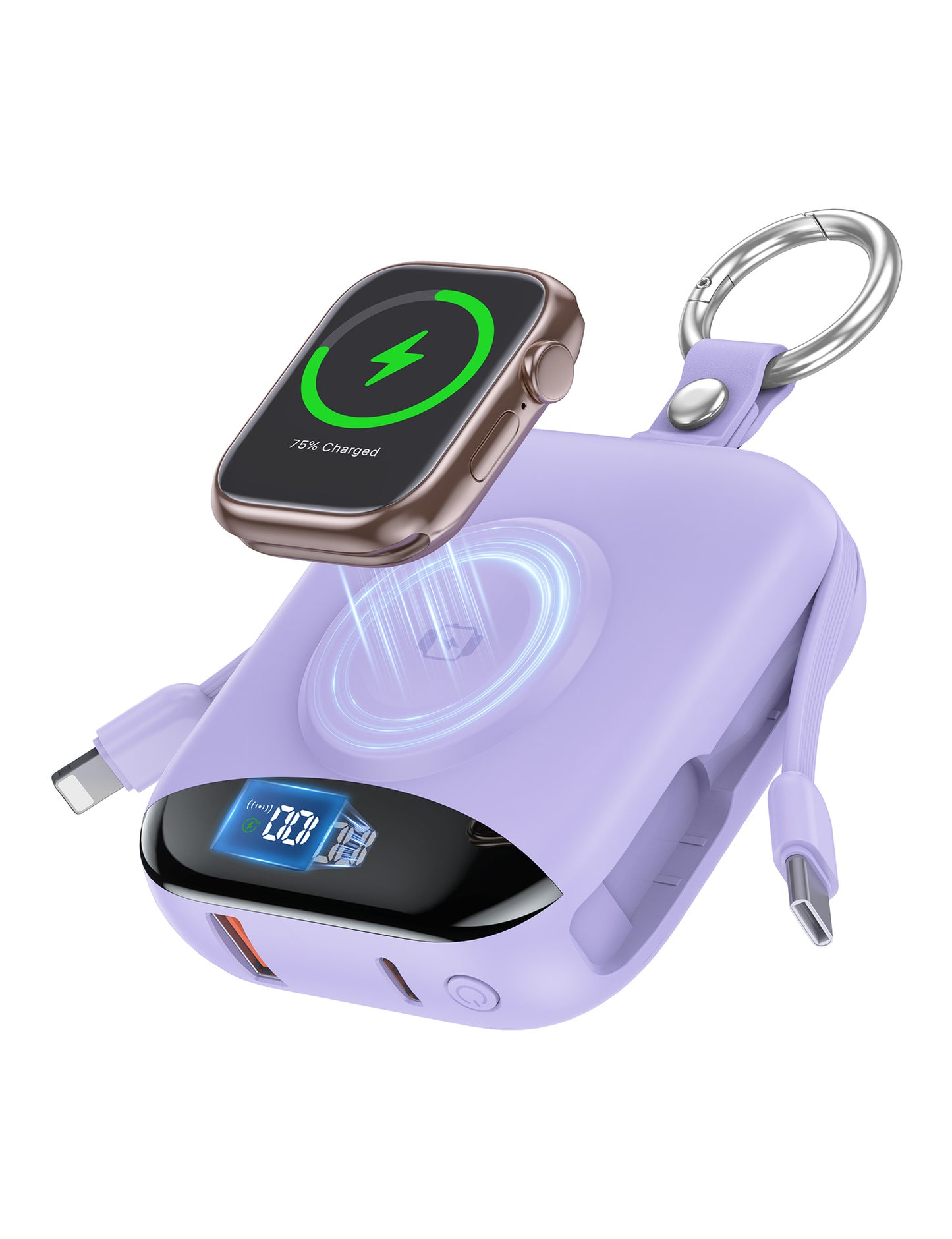 Portable Fast-charging Magnetic Wireless Power Bank For Smartwatches