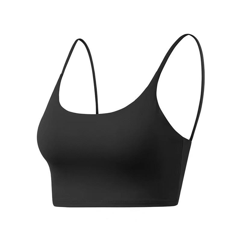 Solid-color Fitness Yoga Wear Womens Sports Bra