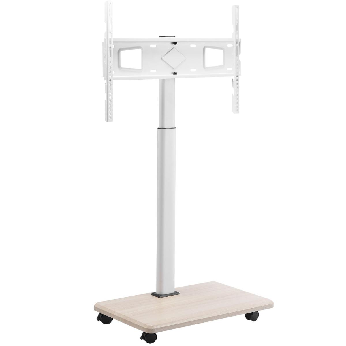 Rolling TV Stand, Mobile TV Cart For 32-70 Inch Screens, 25° Left-Right Rotation And Height Adjustable TV Mount On Wheels, Holds Up To 99 Lbs For Corner, Bedroom, Outdoor, Max VESA 600x400mm