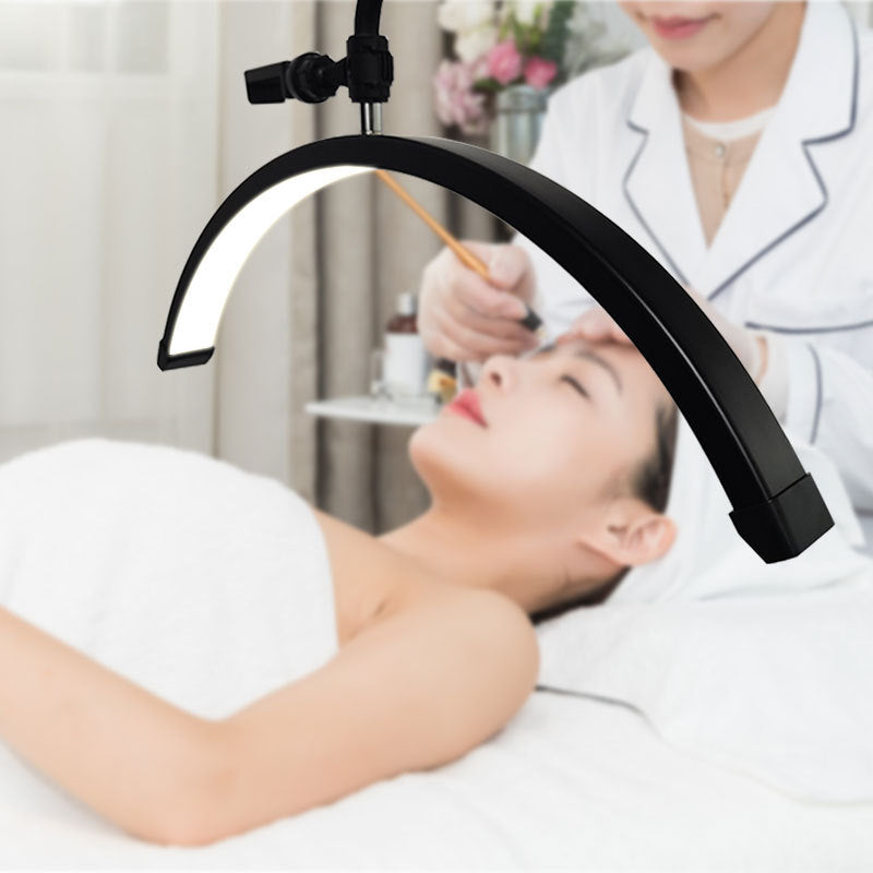 Beauty Half Moon Floor Fill Lamp LED Lash Light For Tattoo Salon Eyelash Makeup