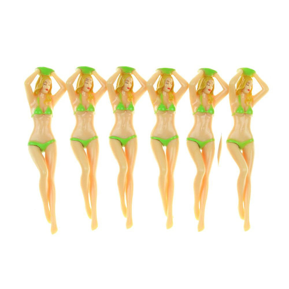 Golf Ball Nail Beauty Bikini Model Ball Tee Plastic
