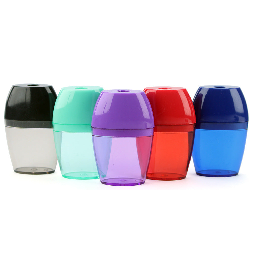 Plastic Pencil Sharpener Classic Multi-Color Pencil Sharpener School Supplies