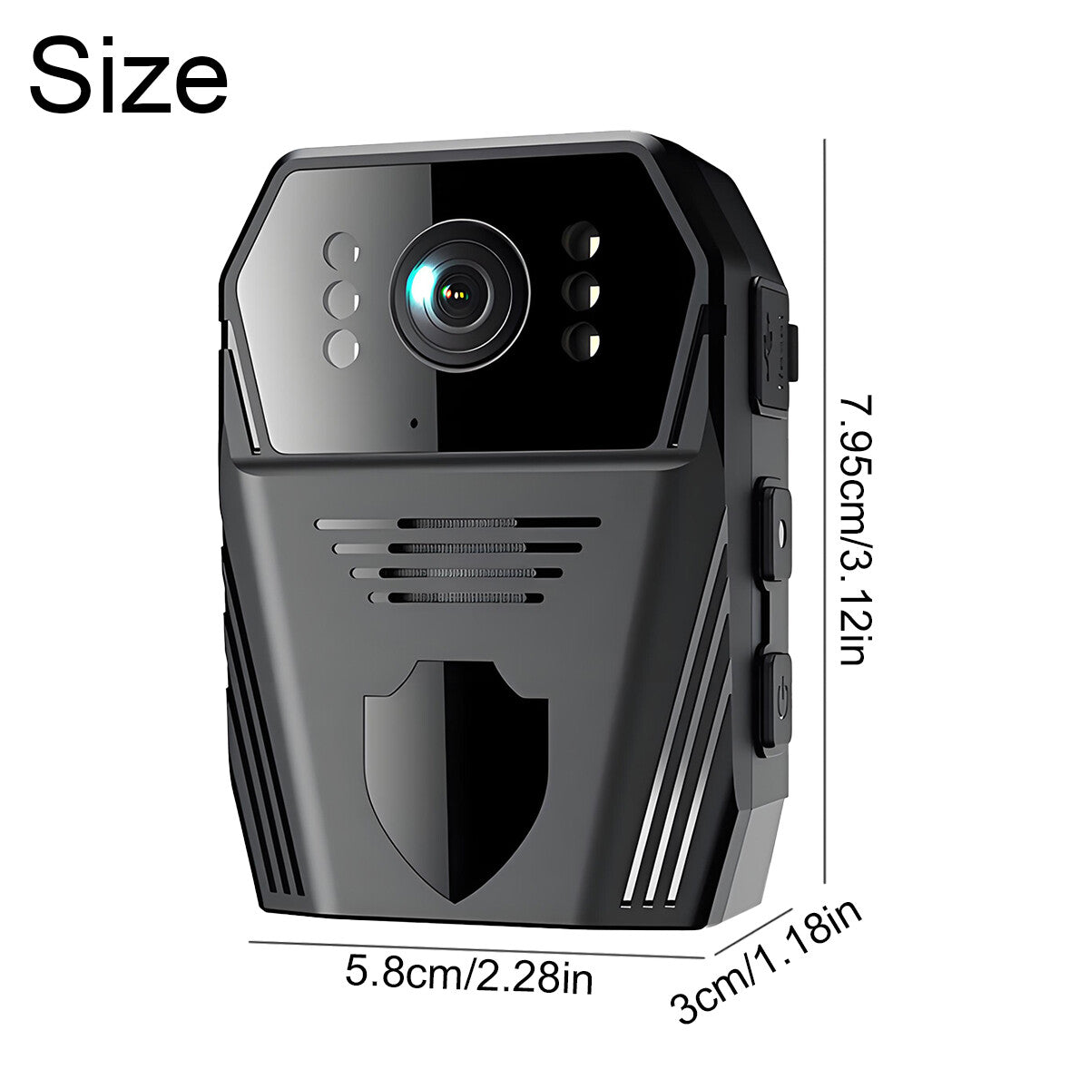 WIFI 4K Mini Camera Camcorder Body Police Cam With Audio Video DVR IR Night Cam