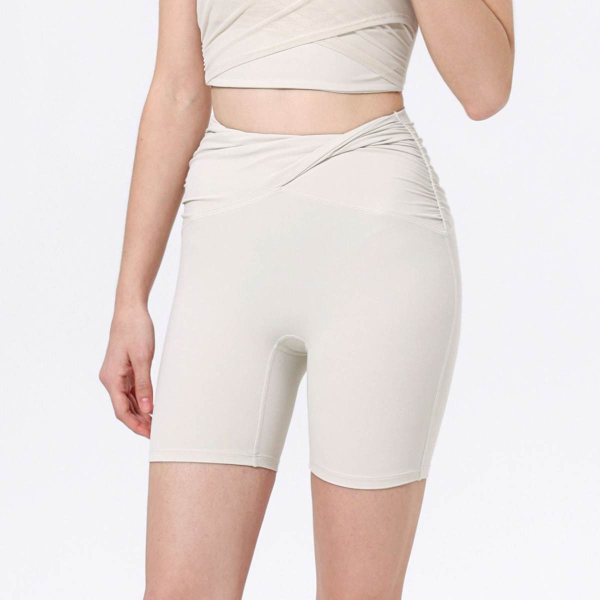 Yoga High Waist Hip Lifting Nude Feel Sports Running Cycling Pants