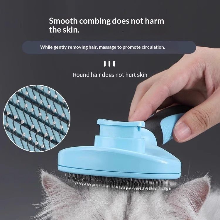 Cat Comb For Removing Loose Fur Dog Grooming Brush For Shedding