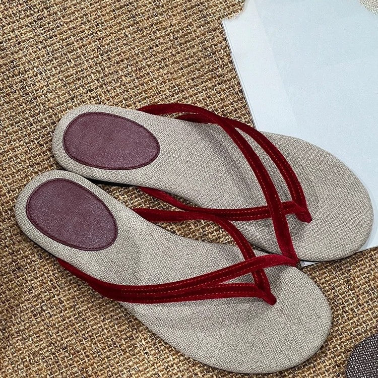 Korean-style Niche Beach Resort Flat Flip-flops