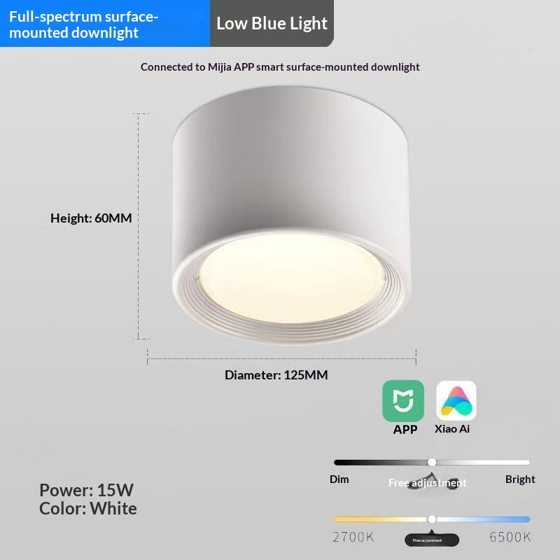 Dimmable Smart Downlight With Stepless Brightness Adjustment