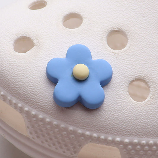 Five Petal Flower Dotted Line Optional Hole Shoes Accessories