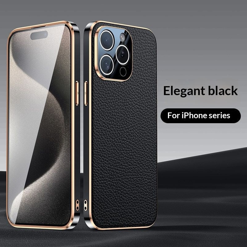 New High End Genuine Leather Phone Case Full Body Drop Proof Design
