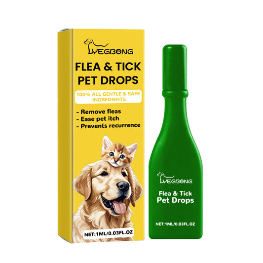 Yegbong Pet Skin Care Drops Gentle Cleansing Agent For Cats And Dogs, Daily Care Agent For Softening Skin And Fur
