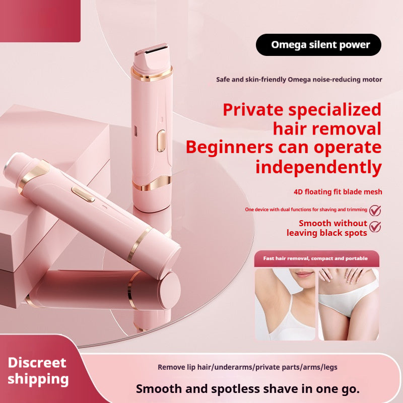 Womens Private Area Pubic Hair And Underarm Hair Full-body Shaving Razor