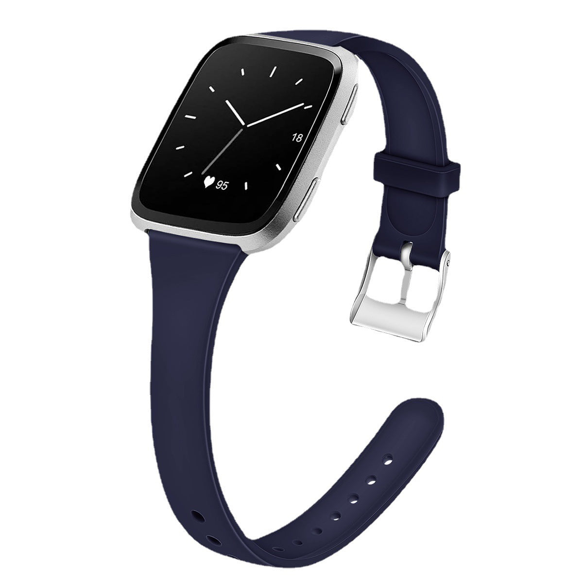 Silicone Strap Smart Watch Shrink Silicone Solid Color Watch Band