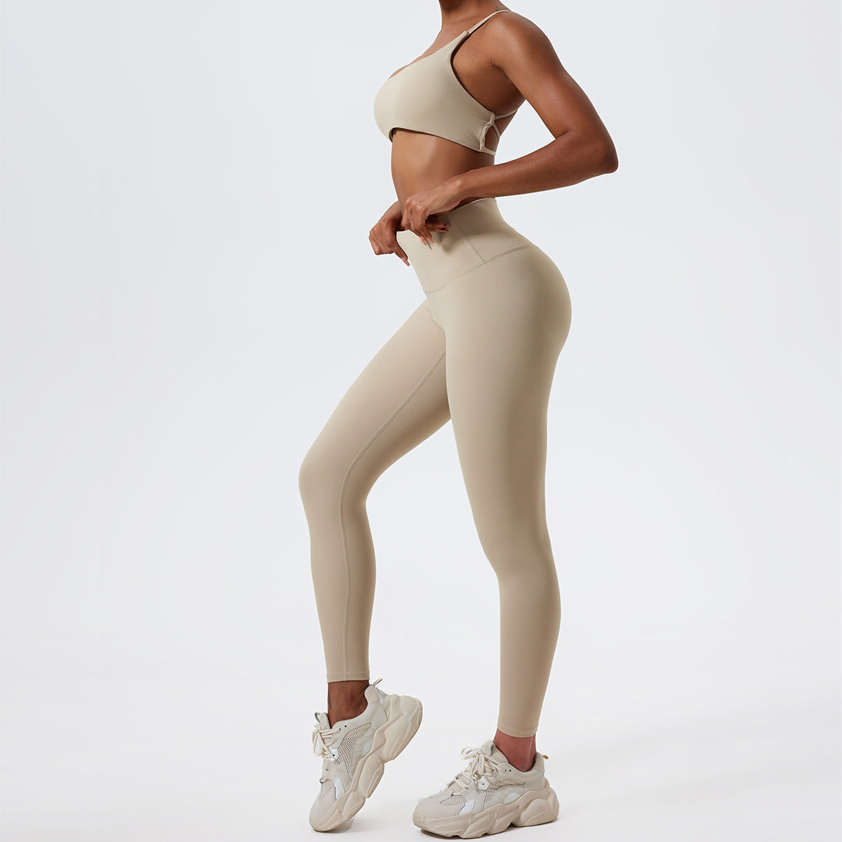 Nude Feel Yoga Suit Beauty Back Breathable Underwear Tight And Quick-drying