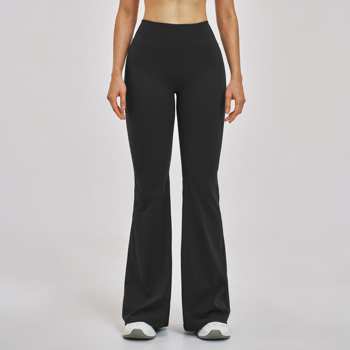 Fitness High-waisted Slightly Flared Figure-flattering Pants