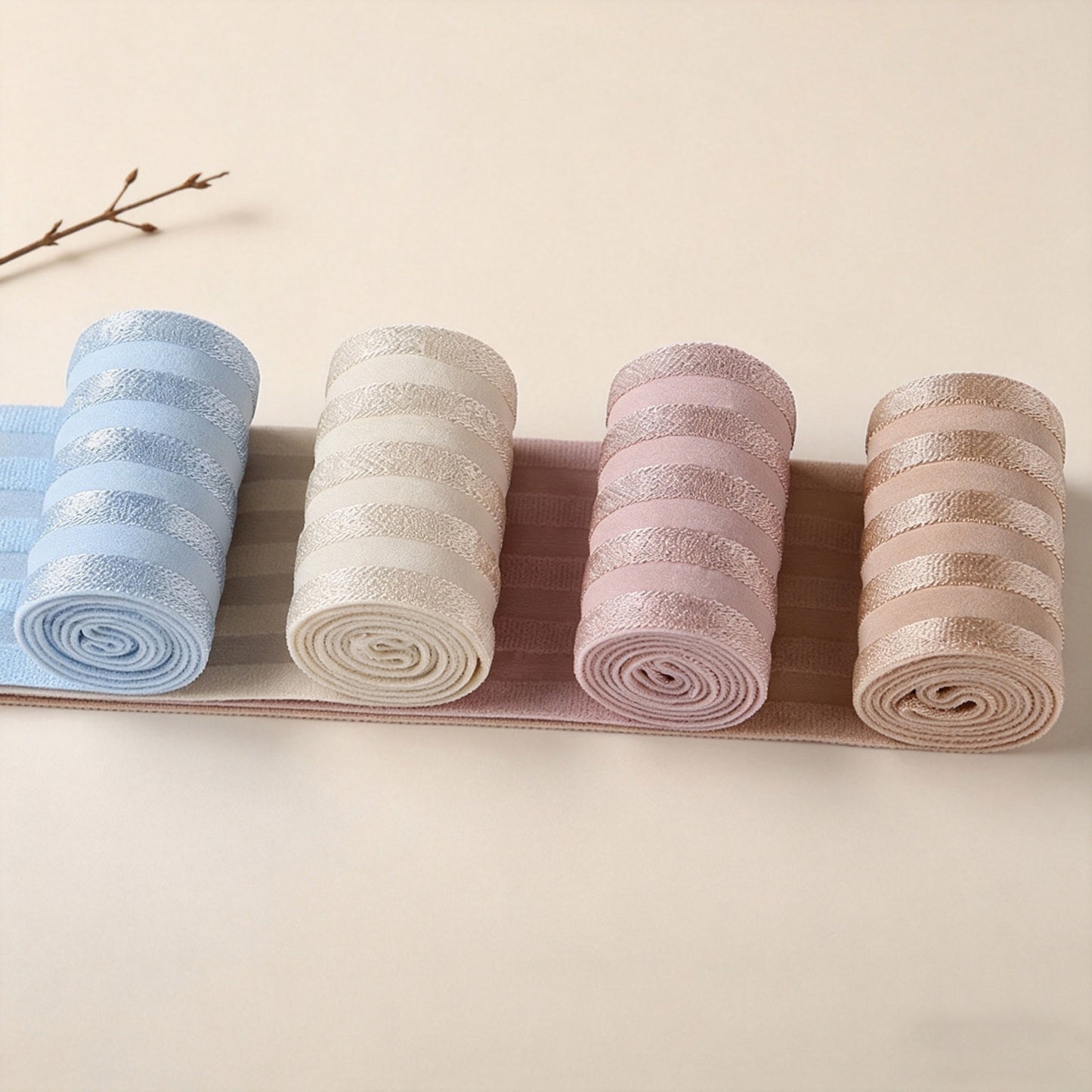 Colorful Silk Elastic Band Shiny Elastic Sewing Accessories