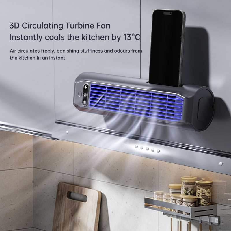 Leafless Wall-mounted Kitchen And Office Desk Fan