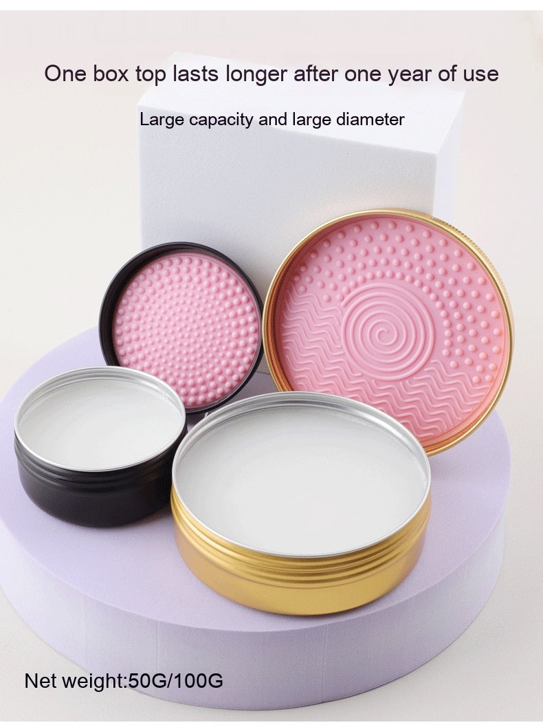 Peach Soap Pad Powder Puff Makeup Brush Cleaning Appliance Beauty Tools