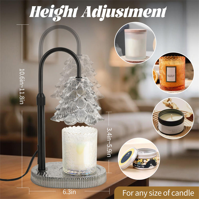 Candle Warmer Lamp With Timer & Dimmer , Adjustable Wax Melt Lamp For Jar Candles, Home Decor Accent