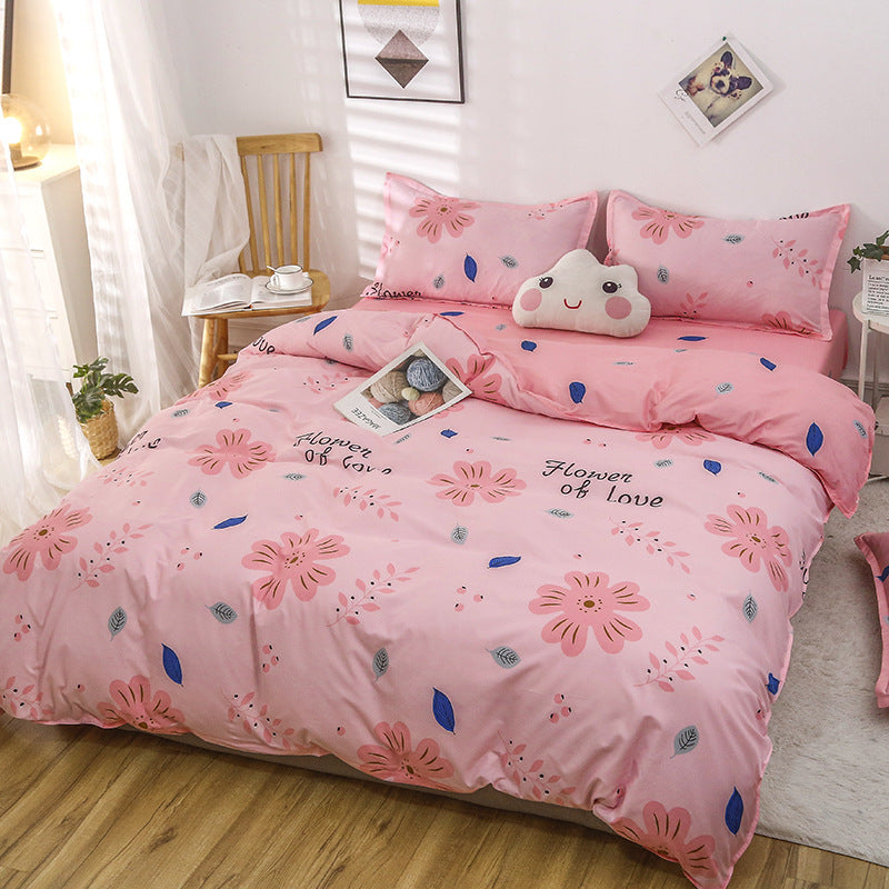 New Active Aloe Cotton Bed Four-piece Set