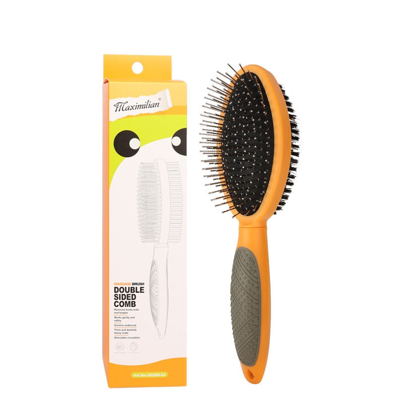 Pet Bristle Airbag Massage Pin Brush