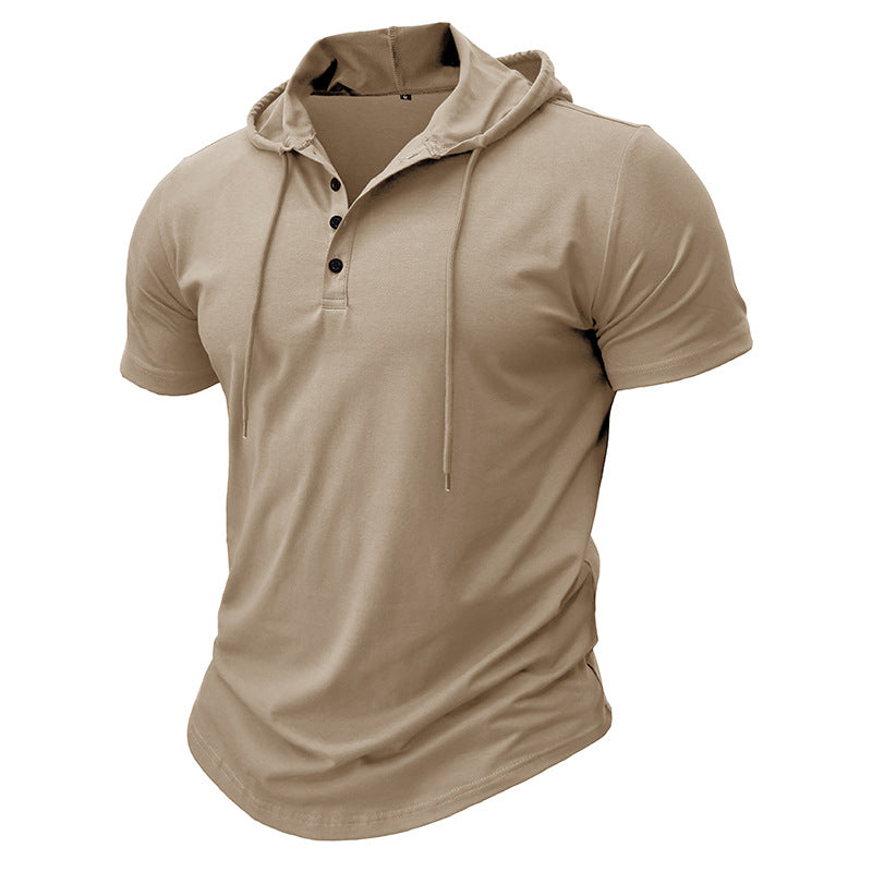 Cross-border Mens Sportswear Fitness Short-sleeve T-shirt