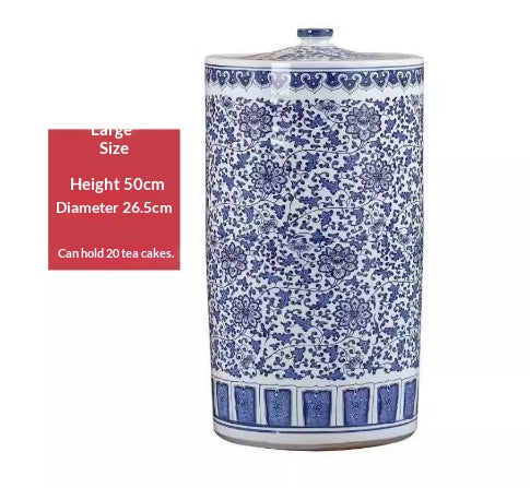 Jingdezhen Hand-painted Ceramic Tea Jar