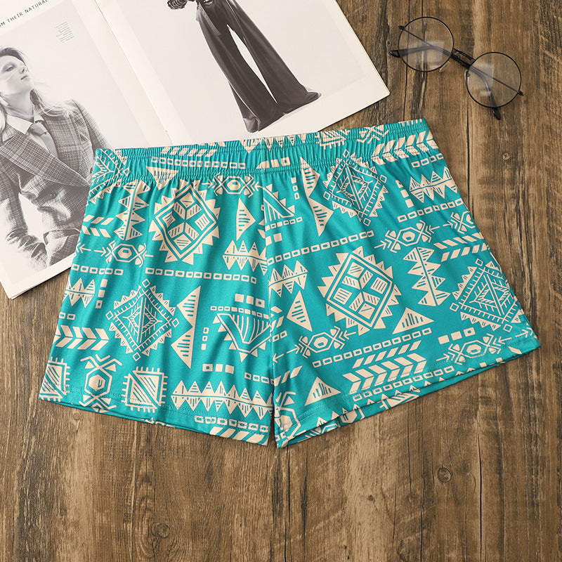 Retro Ethnic Style Men's Casual Home-Use Boxer Briefs