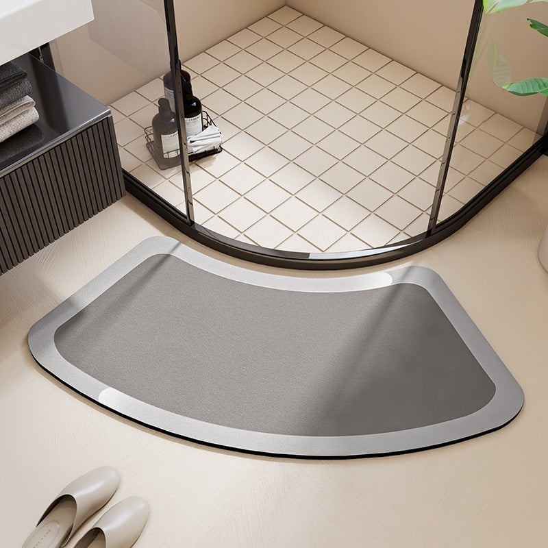 Diatomaceous Water-absorbing Bath Mat For The Toilet And Shower