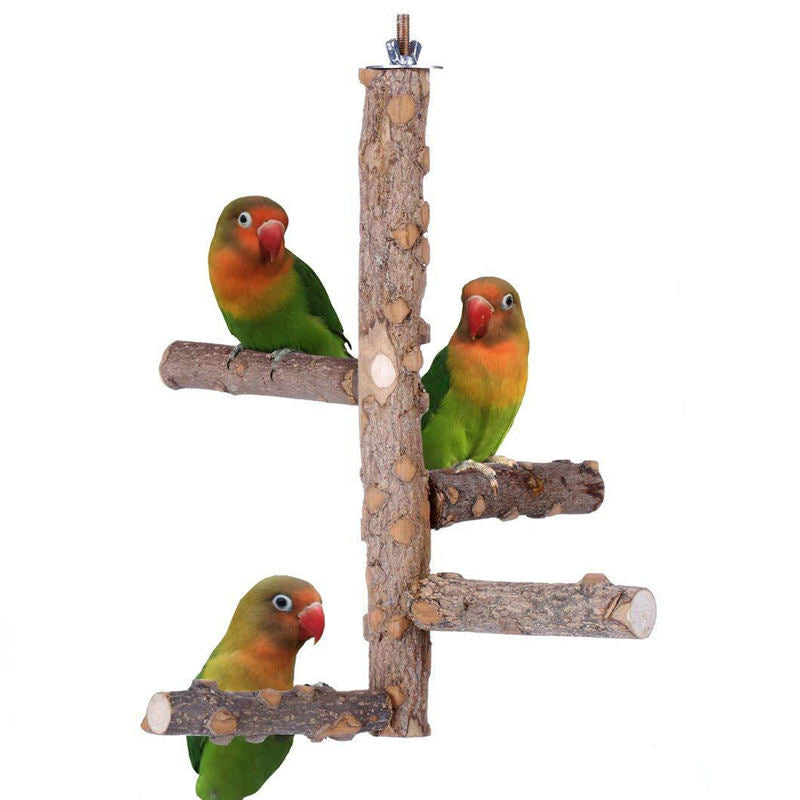 Parrot Toys Bite Swing Bell Stand