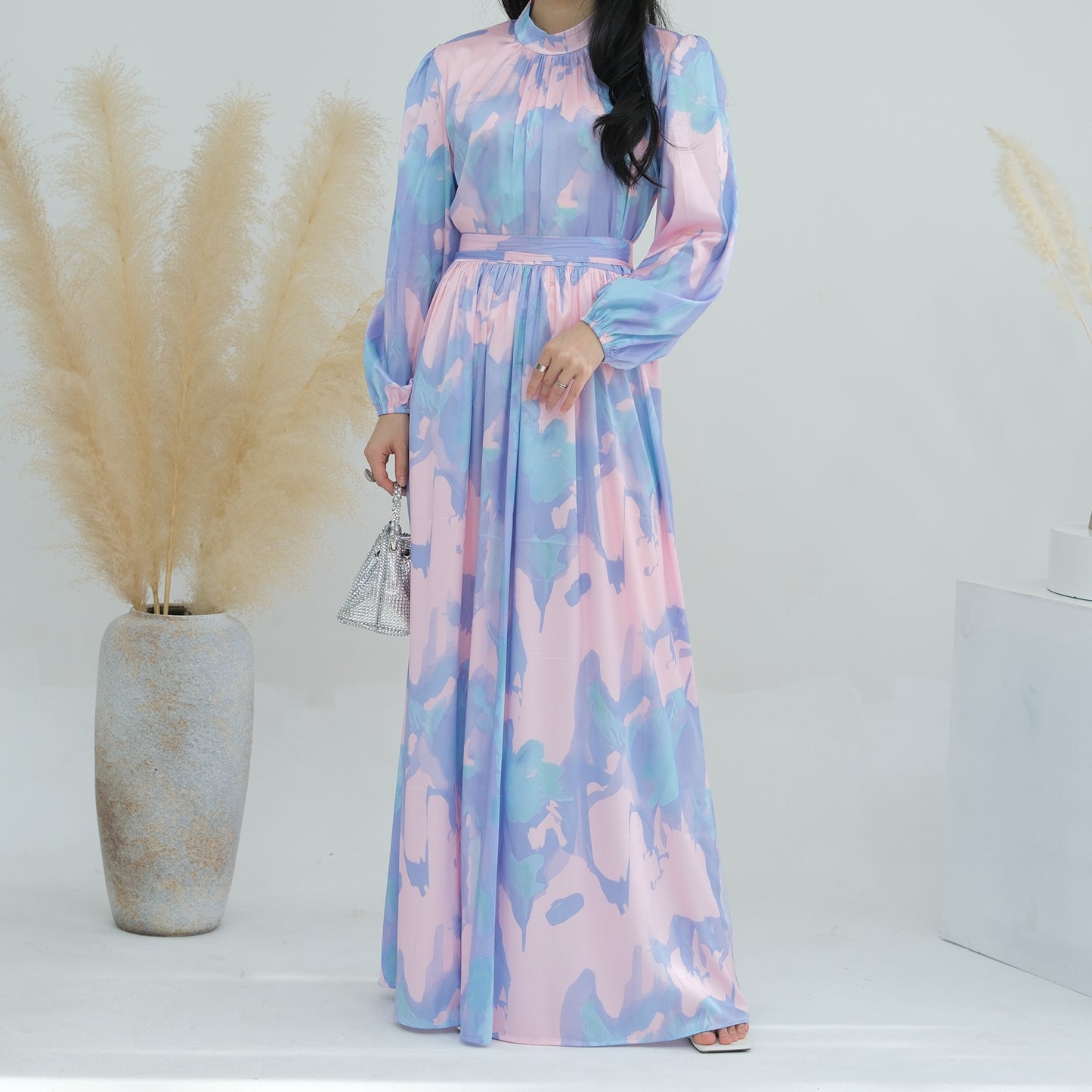 European And American Middle East Pure Beauty Printing Dress