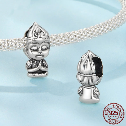 Diy Bead Accessories Cartoon S925 Sterling Silver Beads