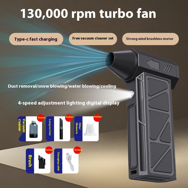 New High-speed Mini Usb Charging Car Camping Small Handheld Fan