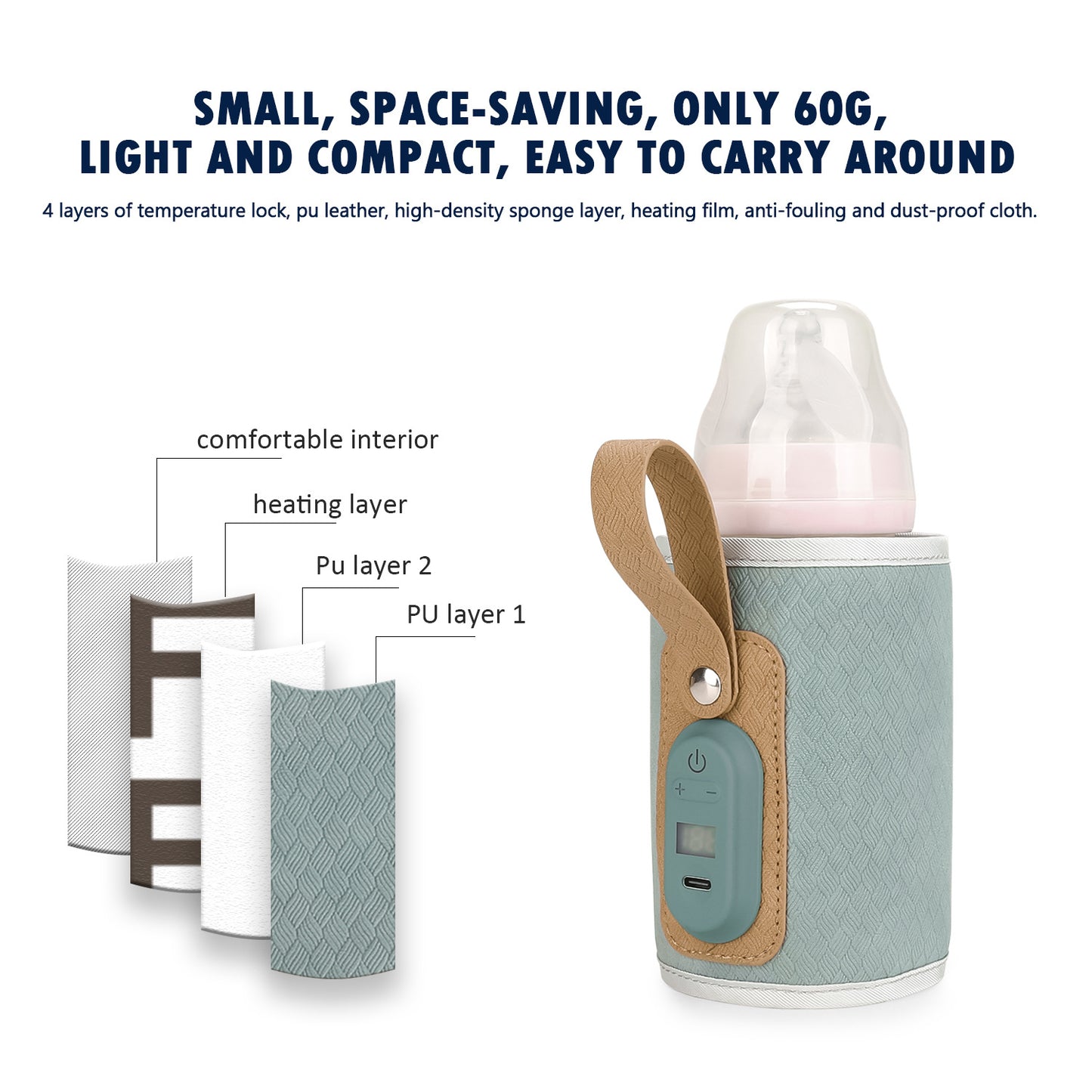 Insulation Feeding Bottle Bag Outdoor Travel Maternal And Child Constant Temperature Mummy Bag