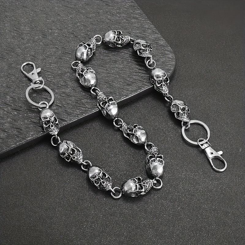 Metal Dark Skull Denim Accessories Backpack Connecting Shackle