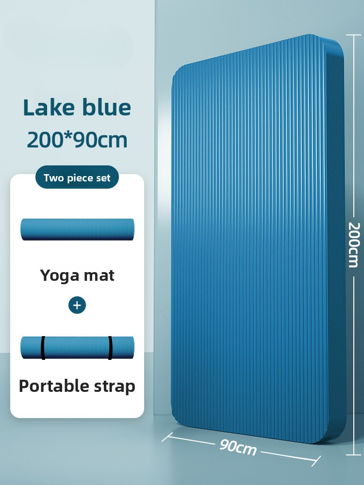 Non-slip, Extra-long, Extra-wide And Extra-thick Yoga Fitness Mat For Home And Gym Use