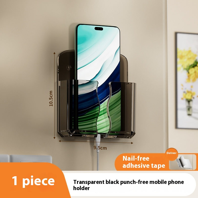 Adhesive Mobile Charging Bracket Bedroom No Punching On Walls