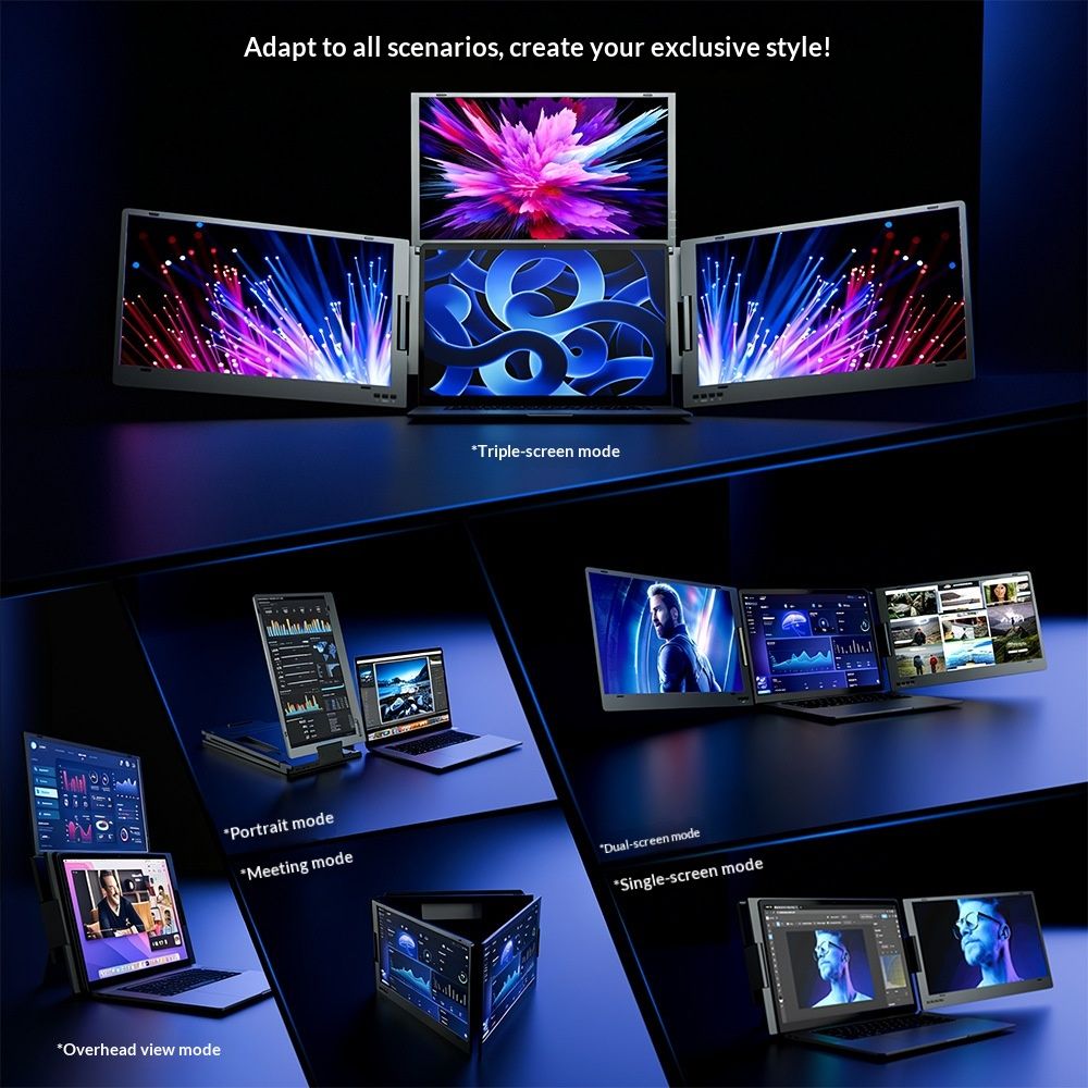 Multi-Screen Collaborative Office Monitor