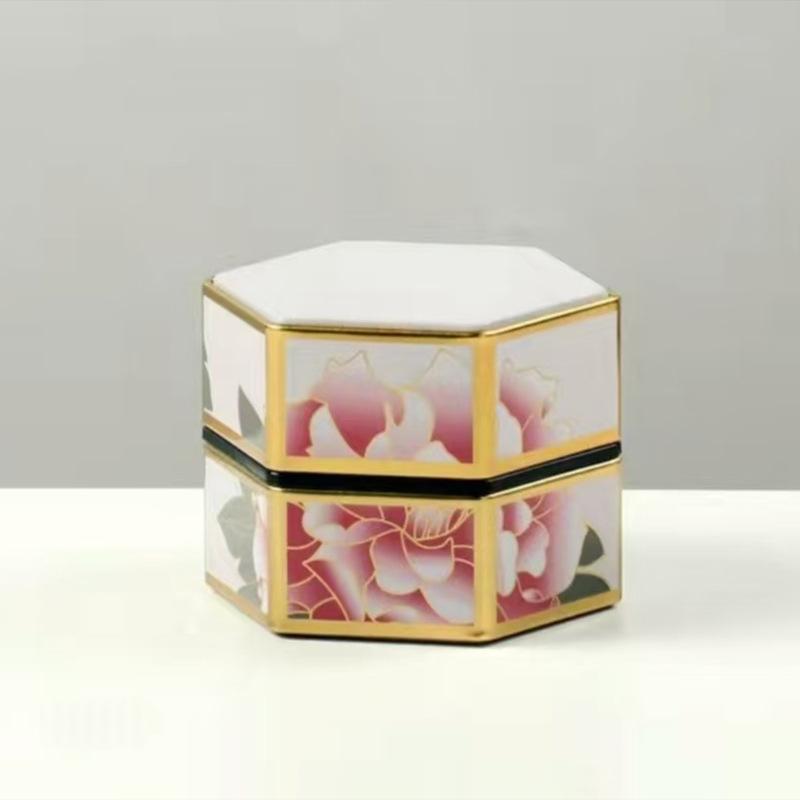 Chinese-style Creative Hexagonal Tea Can Tin Can Made Of Tinplate