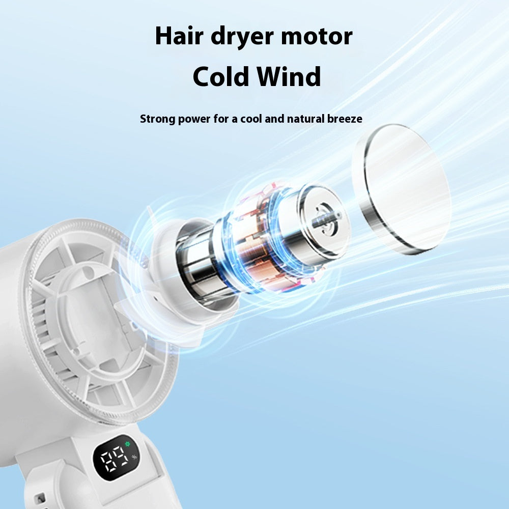 Semiconductor Ice Cooling Handheld Fan Foldable