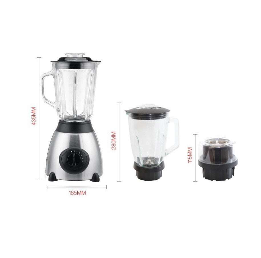 2in1 Juicer Blender 1.5L Fruit Grinder Smoothie Maker Food Processor Crusher UK