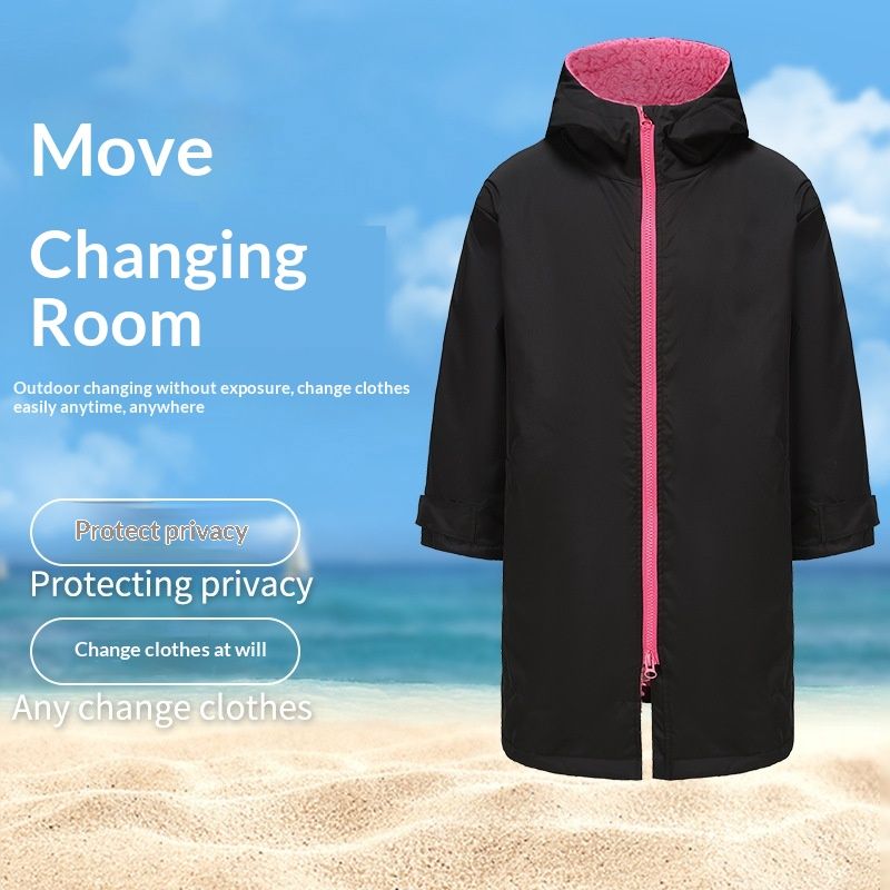 Outdoor Thermal Jacket Swimming Training Bathrobe
