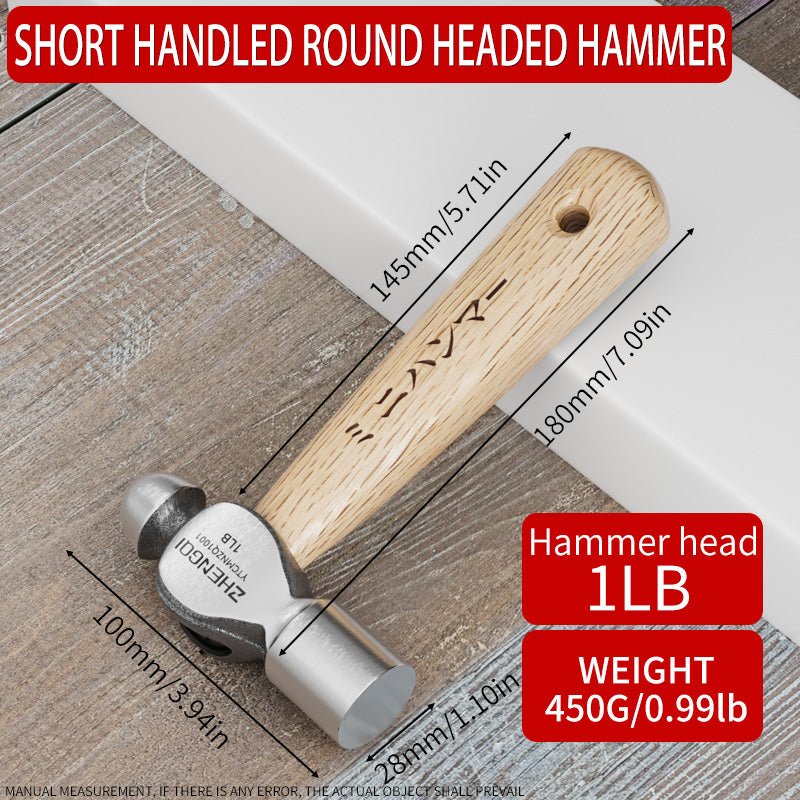Mini Claw Hammer Household Tools Commonly Used In Woodworking Knock Out Nails Wooden Handle Small Hammer High Carbon Ste