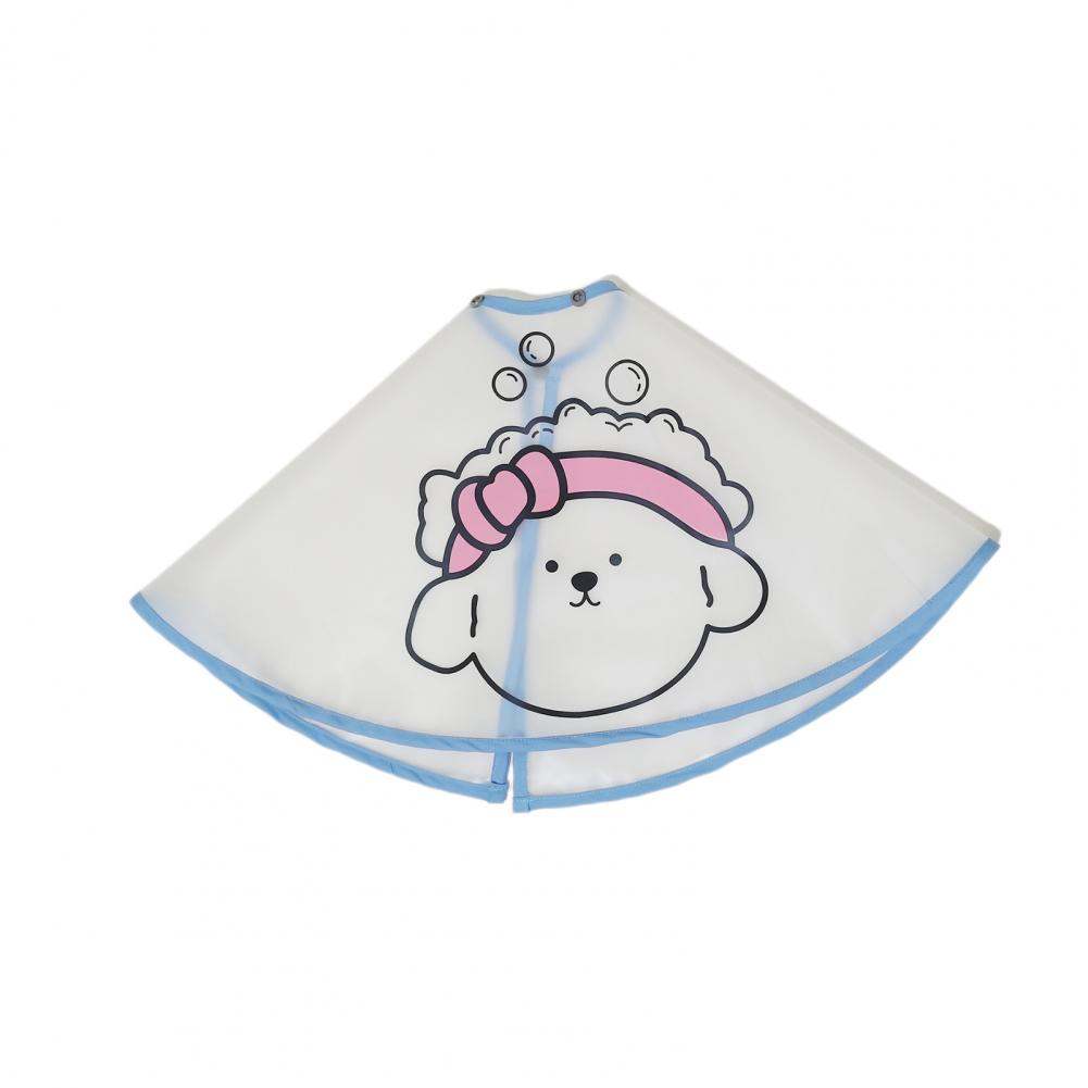 Pet Cloak Adjustable Pet Haircut Cape Waterproof Cartoon Print Design Dog Grooming Cape Pet Supplies