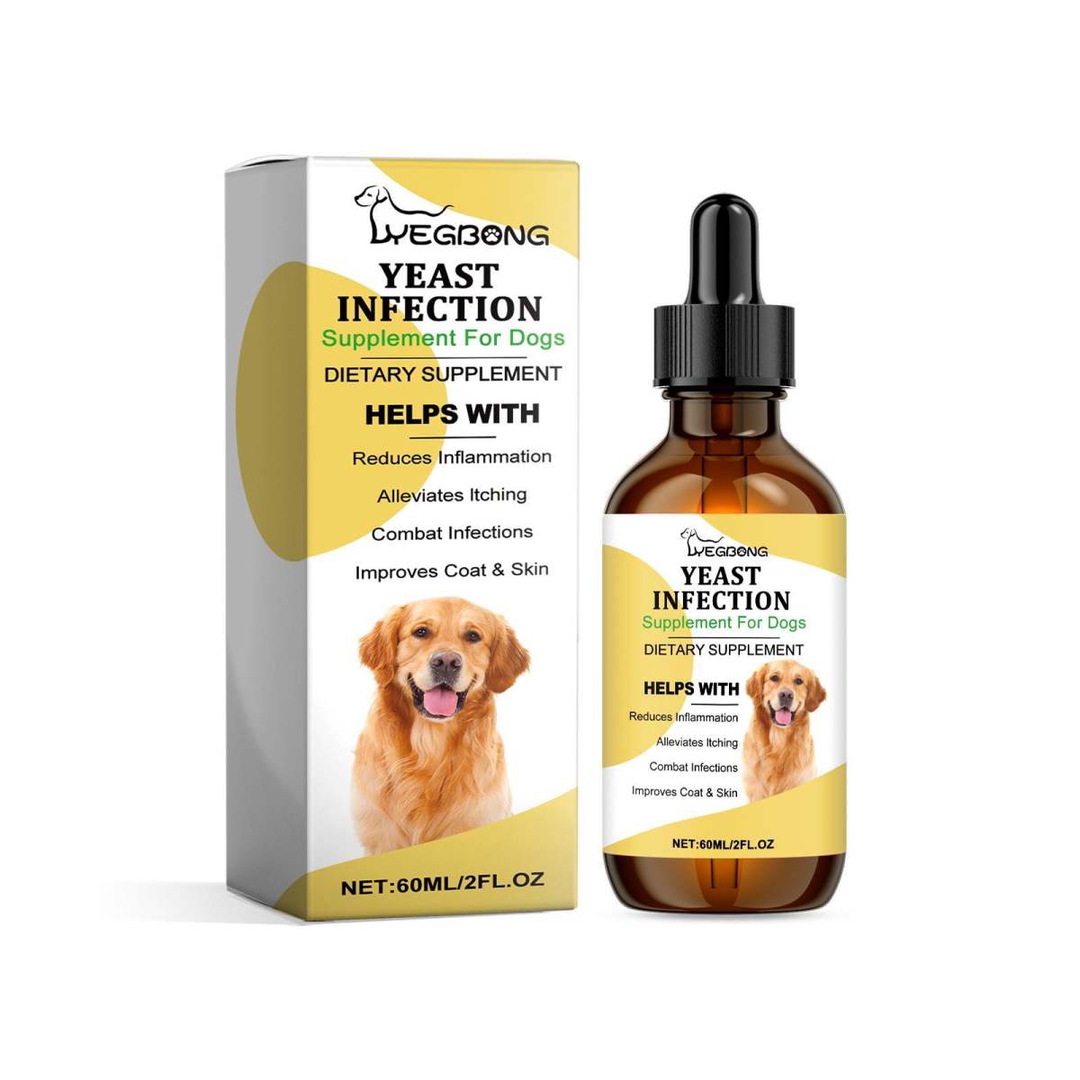 Yebang Pet Herbal Supplement Herbal Yeast Supplement For Soothing Pet Skin Care