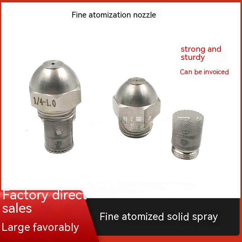 High And Low Pressure Fine Atomization 304 Stainless Steel Nozzle 2 Points Humidifying And Cooling Methanol Combustion Head