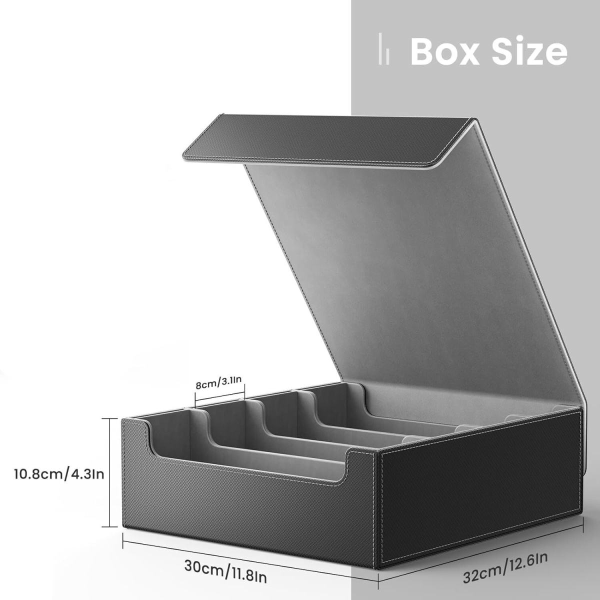 Magic Trading Leather 3000 Cards Deck Box Card Storage Box For TCG MTG Yugioh UK
