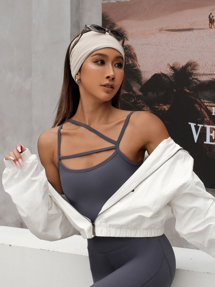 Sports Yoga Suit Fitness Suit High Elastic Quarter Pants Summer Female