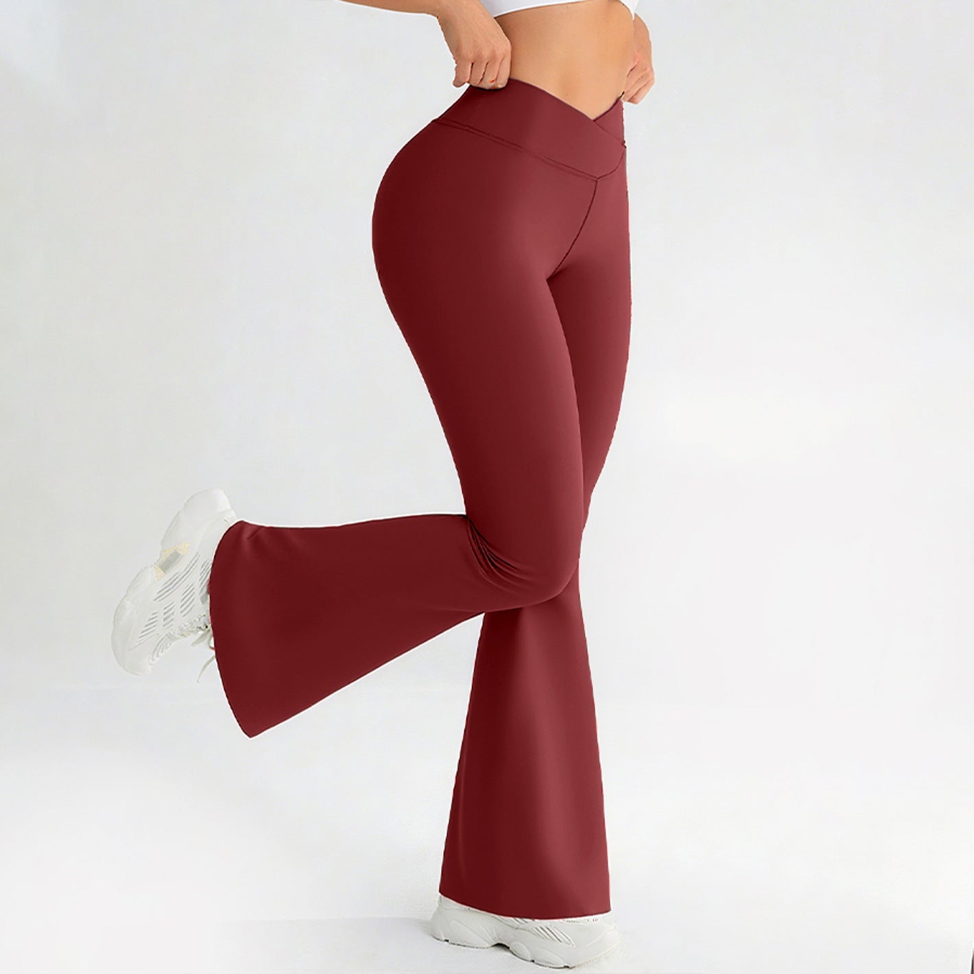 Cross-waist Hip-lifting And Butt-lifting Yoga Fitness Pants